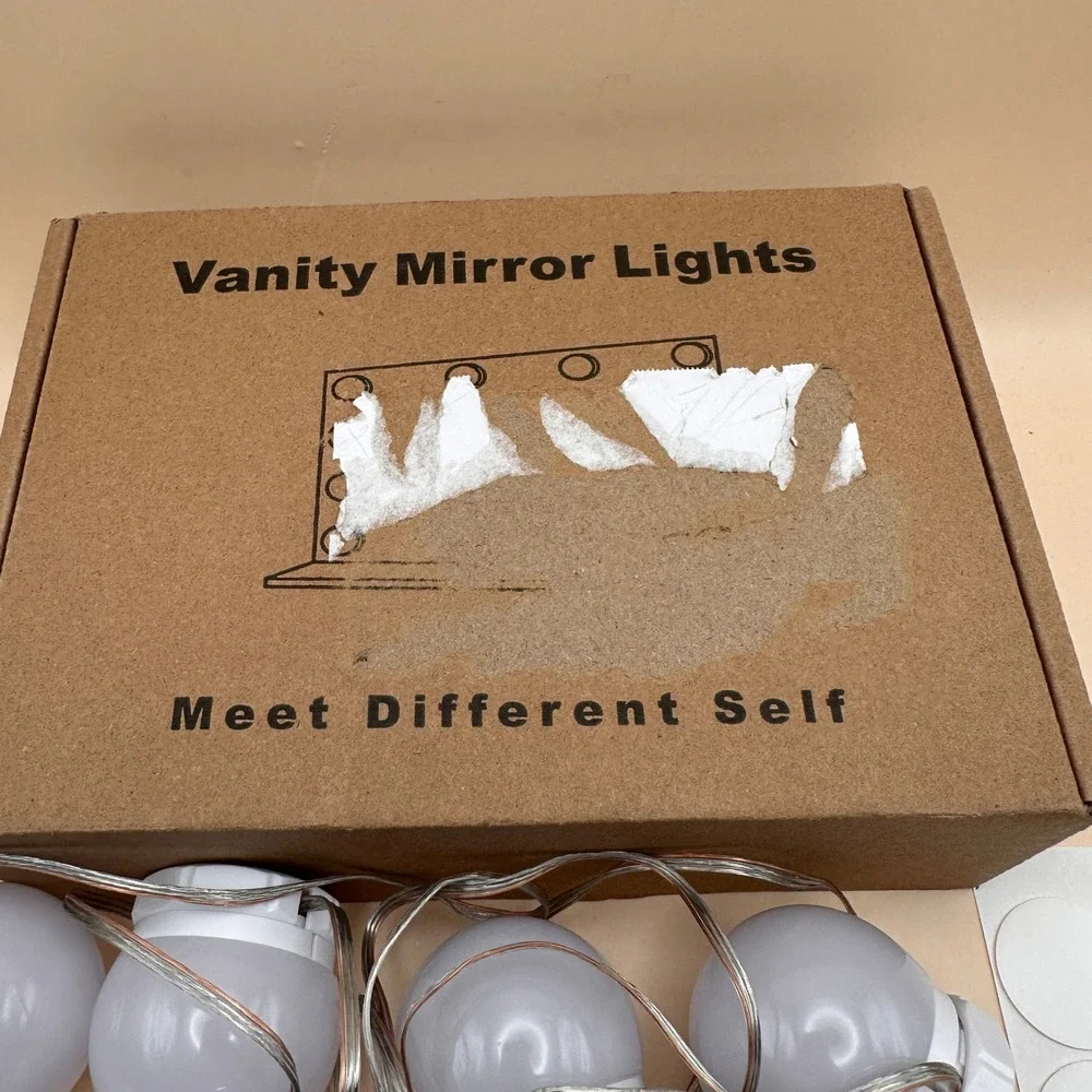 Consciot PC-10D-2835-W-F5 10 Dimmable Bulbs LED Vanity Lights For Mirror Adju